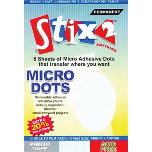 Micro Dots Sheet 140mm x 100mm Stix2
