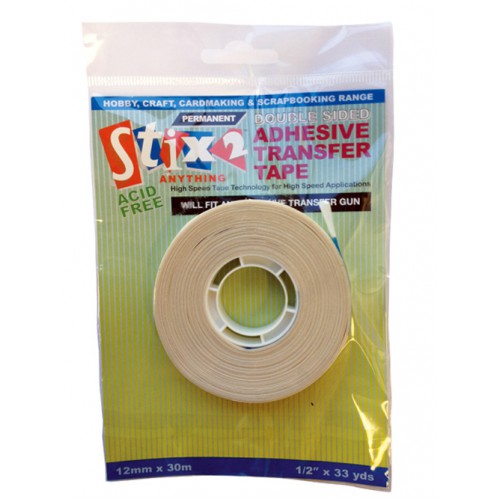 Wide double store sided adhesive tape
