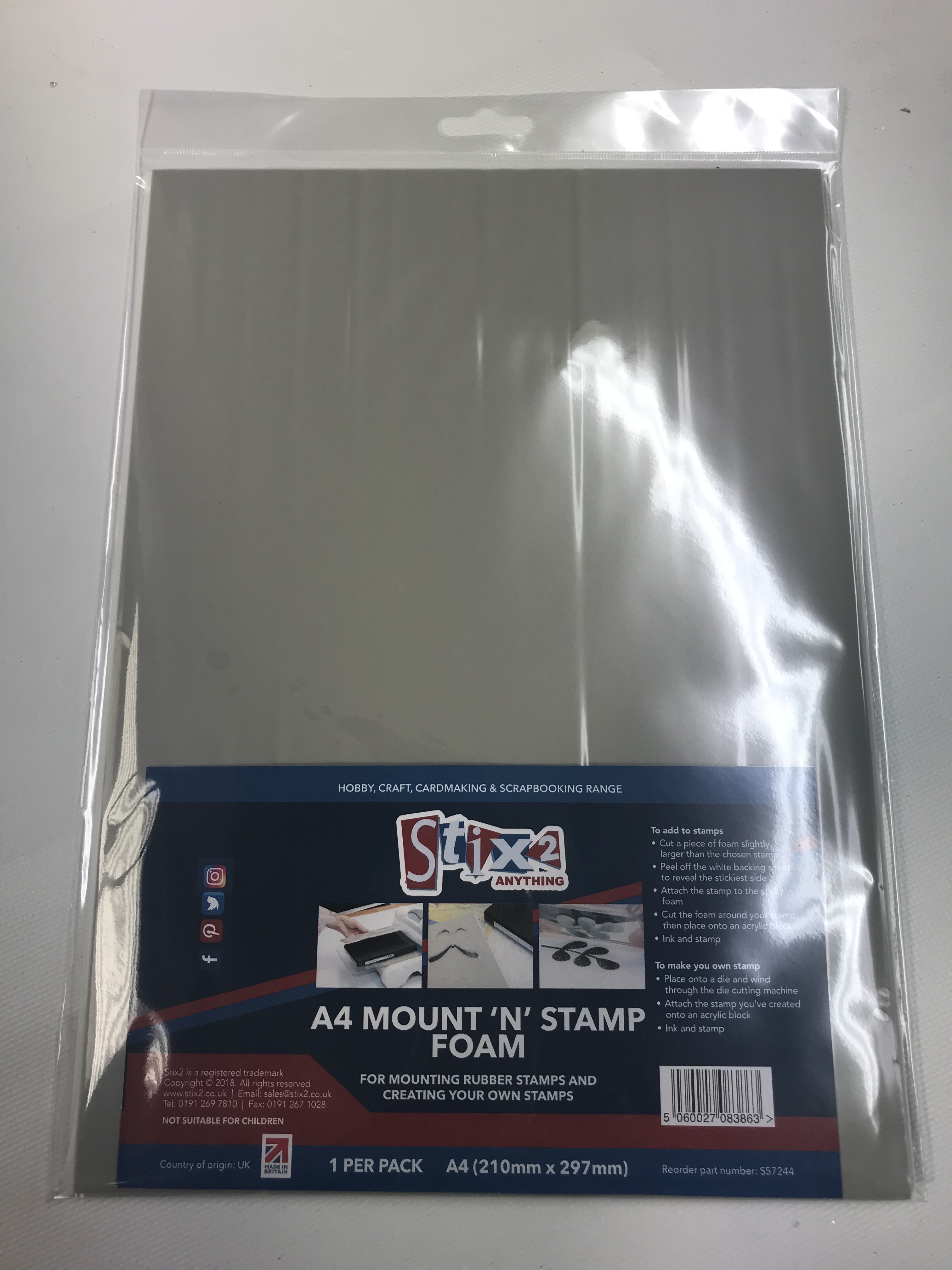 Mount n Stamp Foam 210mm x 297mm (A4) Stix2