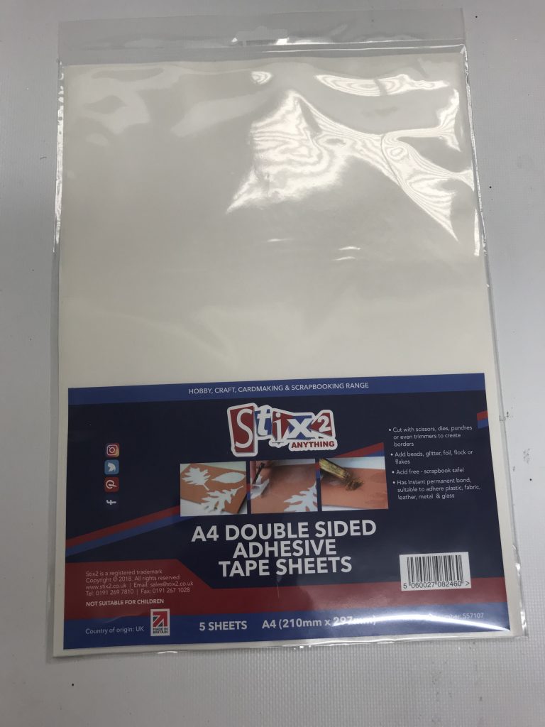 Double Sided A4 Adhesive Tape Sheets 210mm x 297mm (A4) Stix2