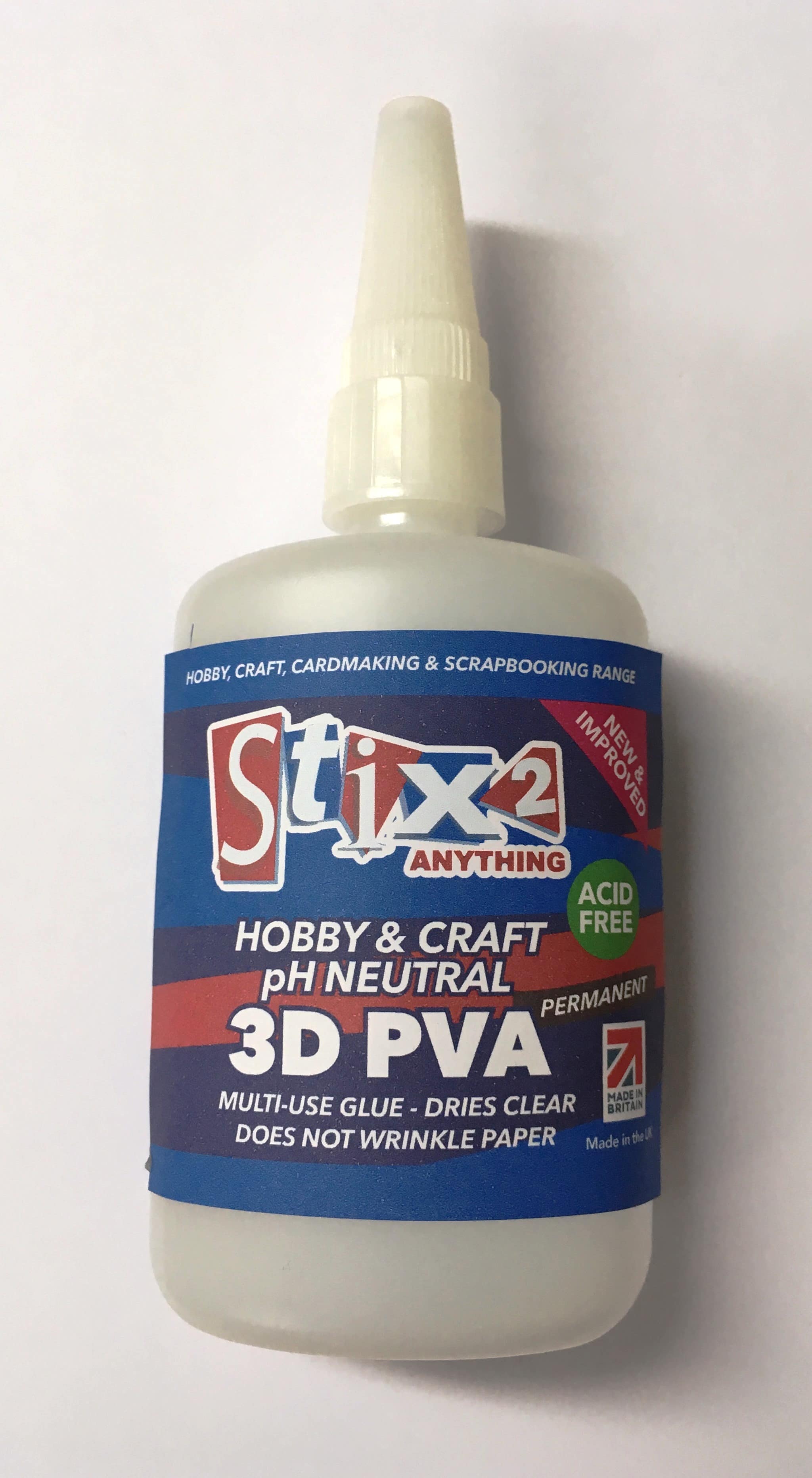 New and Improved 3D Hobby and Craft PVA 100ml Stix2