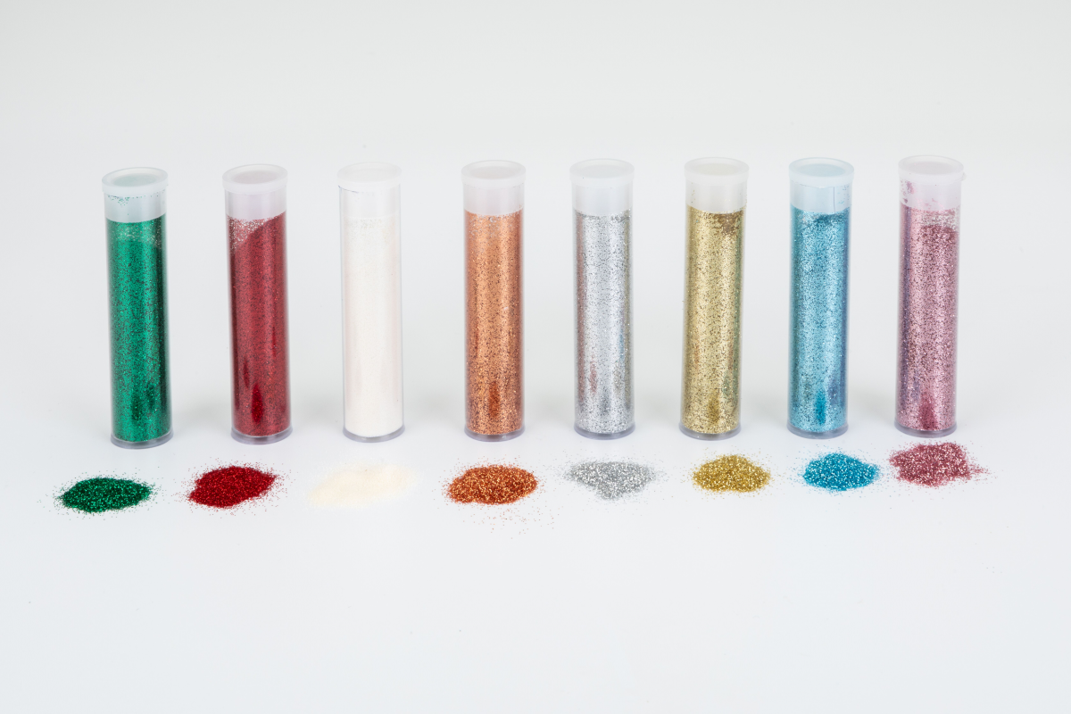 Biodegradable Glitter Silver Stix2