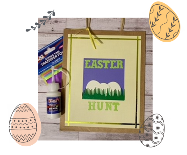 Easter Hunt Kraft Bag Design