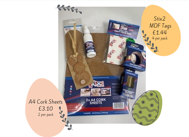 Stix2 Cork Bunny and Cork Sheets